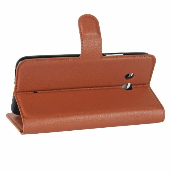 Чехол с визитницей для HTC U11 (коричневый) Чехол с визитницей для HTC U11 (коричневый)