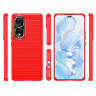 Чехол-накладка Carbon Fibre для Honor 80 Pro (красный)