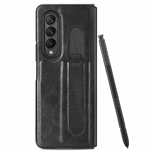 Чехол Pen Slot Design для Samsung Galaxy Z Fold4 (черный) Чехол Pen Slot Design для Samsung Galaxy Z Fold4 (черный)