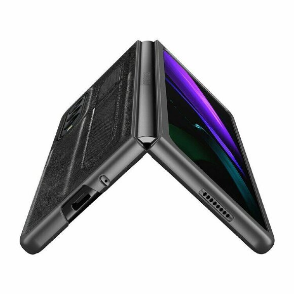 Чехол Pen Slot Design для Samsung Galaxy Z Fold4 (черный) Чехол Pen Slot Design для Samsung Galaxy Z Fold4 (черный)