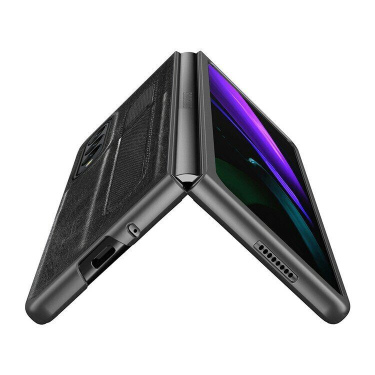 Чехол Pen Slot Design для Samsung Galaxy Z Fold4 (черный)