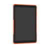 Чехол Hybrid Armor для Samsung Galaxy Tab A 10.5 (2018) SM-T590 / SM-T595 (черный + оранжевый)