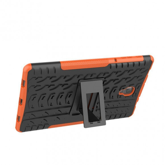 Чехол Hybrid Armor для Samsung Galaxy Tab A 10.5 (2018) SM-T590 / SM-T595 (черный + оранжевый)