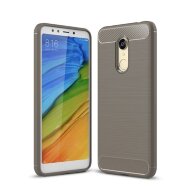 Чехол-накладка Carbon Fibre для Xiaomi Redmi 5 Plus (серый)