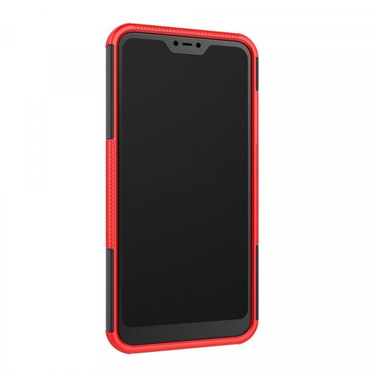 Чехол Hybrid Armor для Xiaomi Mi A2 Lite / Redmi 6 Pro (черный + красный)