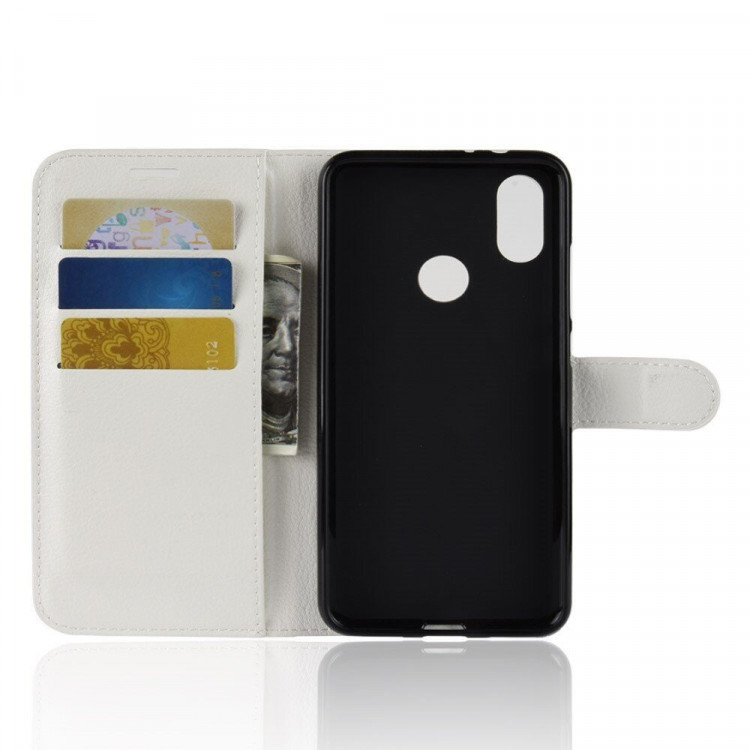 Чехол с визитницей для Xiaomi Redmi S2 (белый)