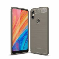 Чехол-накладка Carbon Fibre для Xiaomi Mi Mix 2s (серый) Чехол-накладка Carbon Fibre для Xiaomi Mi Mix 2s (серый)