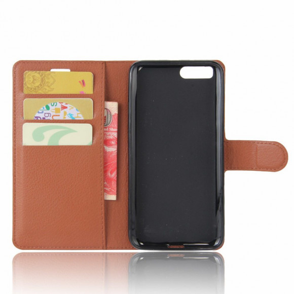 Чехол с визитницей для Xiaomi Mi6 (коричневый)