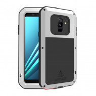 Гибридный чехол LOVE MEI для Samsung Galaxy A6 (серебряный) Гибридный чехол LOVE MEI для Samsung Galaxy A6 (серебряный)