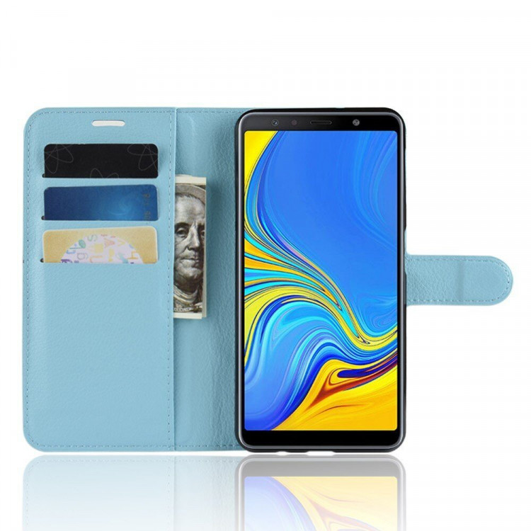 Чехол для Samsung Galaxy A7 (2018) (голубой)