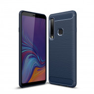 Чехол-накладка Carbon Fibre для Samsung Galaxy A9 (2018) (темно-синий) Чехол-накладка Carbon Fibre для Samsung Galaxy A9 (2018) (темно-синий)