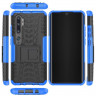 Чехол Hybrid Armor для Xiaomi Mi Note 10 / Mi Note 10 Pro / Mi CC9 Pro (черный + голубой)