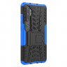 Чехол Hybrid Armor для Xiaomi Mi Note 10 / Mi Note 10 Pro / Mi CC9 Pro (черный + голубой)