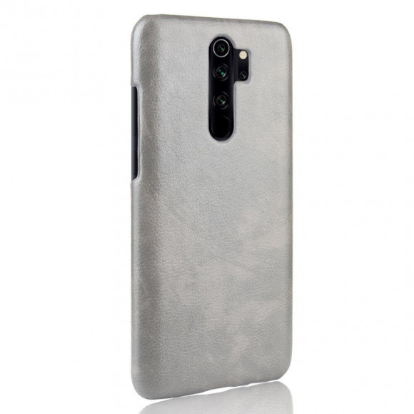 Кожаная накладка-чехол для Xiaomi Redmi Note 8 Pro (серый) Кожаная накладка-чехол для Xiaomi Redmi Note 8 Pro (серый)