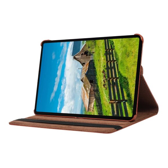 Поворотный чехол для Xiaomi Pad 5 / Pad 5 Pro (коричневый)