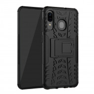 Чехол Hybrid Armor для Samsung Galaxy A30 / Galaxy A20 (черный) Чехол Hybrid Armor для Samsung Galaxy A30 / Galaxy A20 (черный)