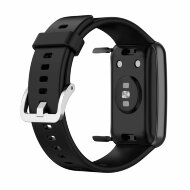 Силиконовый ремешок для Huawei Watch Fit TIA-B09 (черный) Силиконовый ремешок для Huawei Watch Fit TIA-B09 (черный)