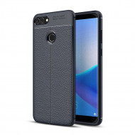 Чехол-накладка Litchi Grain для Huawei Y9 (2018) / Enjoy 8 Plus (темно-синий) Чехол-накладка Litchi Grain для Huawei Y9 (2018) / Enjoy 8 Plus (темно-синий)