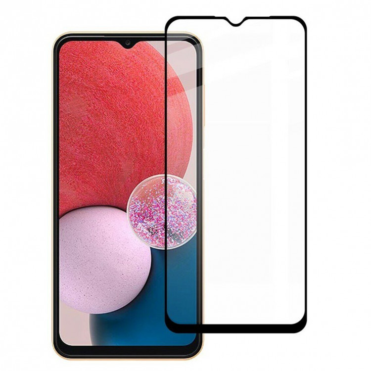 Защитное стекло 3D для Samsung Galaxy A13 4G (черный)