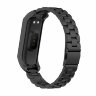 Стальной браслет для Samsung Galaxy Fit 2 SM-R220 (черный)