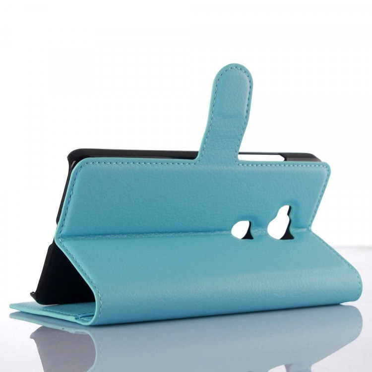 Чехол с визитницей для Huawei Honor 5X (голубой)