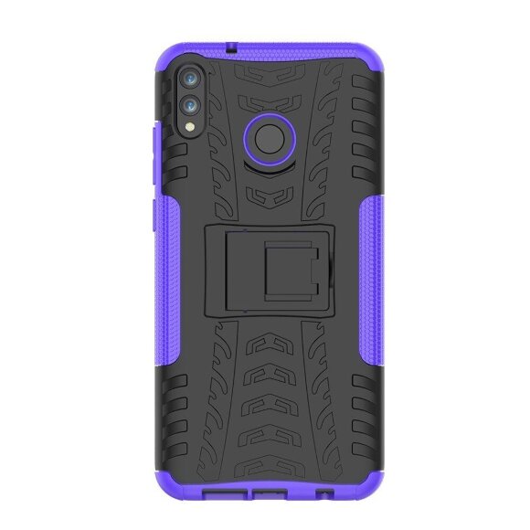 Чехол Hybrid Armor для Huawei Honor 8X Max (черный + фиолетовый) Чехол Hybrid Armor для Huawei Honor 8X Max (черный + фиолетовый)