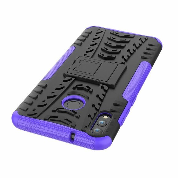 Чехол Hybrid Armor для Huawei Honor 8X Max (черный + фиолетовый) Чехол Hybrid Armor для Huawei Honor 8X Max (черный + фиолетовый)