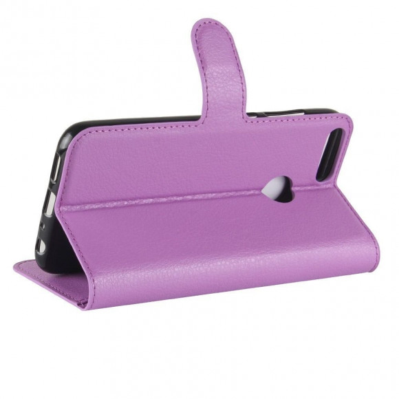 Чехол с визитницей для Huawei Honor 9 Lite (фиолетовый)