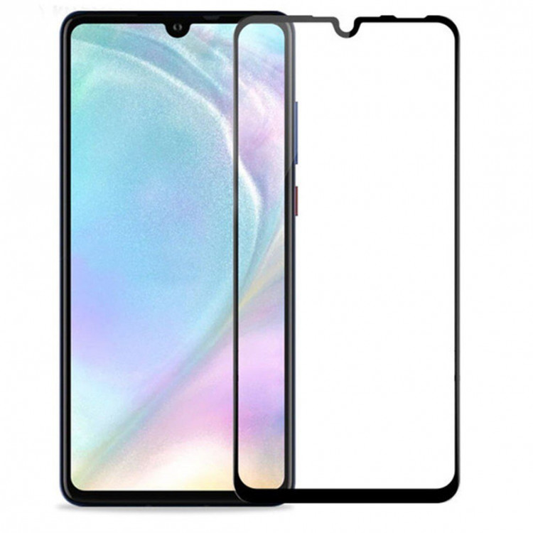 Защитное стекло 3D для Huawei P30 Lite / Huawei nova 4e / Honor 20S (MAR-LX1H)(черный)