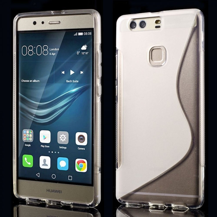 Нескользящий чехол для Huawei P9 Plus (прозрачный)