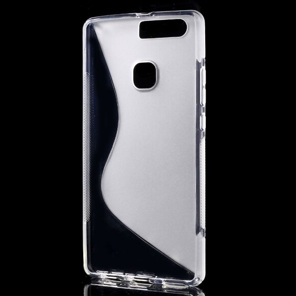 Нескользящий чехол для Huawei P9 Plus (прозрачный)