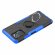 Чехол Armor Shockproof Ring Holder для Infinix Note 10 Pro (черный + голубой)