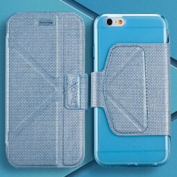 Чехол MOMAX Origami для iPhone 6 / 6S (голубой)