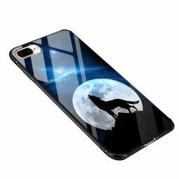 Чехол-накладка для iPhone 8 Plus / 7 Plus (Night Along Wolf)