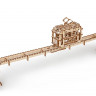 Сборная модель 3D-Пазл Ugears Трамвай с рельсами