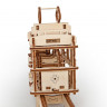 Сборная модель 3D-Пазл Ugears Трамвай с рельсами