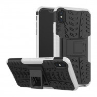 Чехол Hybrid Armor для iPhone XS Max (черный + белый) Чехол Hybrid Armor для iPhone XS Max (черный + белый)