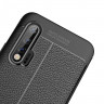 Чехол-накладка Litchi Grain для Huawei nova 6 (черный)