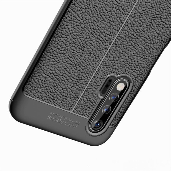 Чехол-накладка Litchi Grain для Huawei nova 6 (черный)