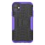 Чехол Hybrid Armor для iPhone 11 (черный + фиолетовый)
