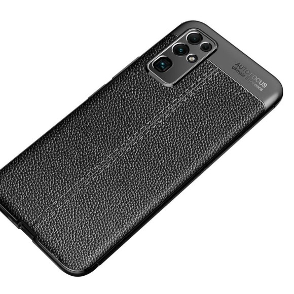 Чехол-накладка Litchi Grain для Honor 30 (черный)