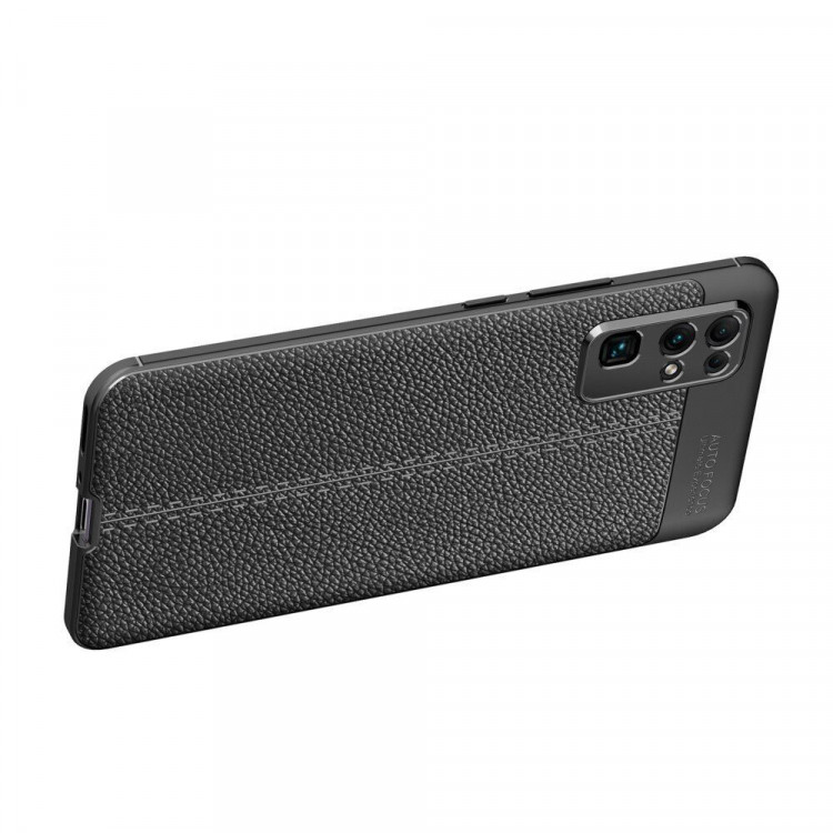 Чехол-накладка Litchi Grain для Honor 30 (черный)