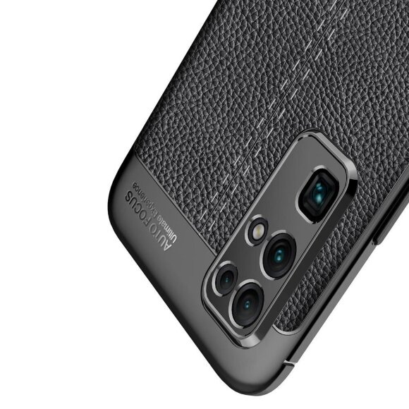 Чехол-накладка Litchi Grain для Honor 30 (черный)