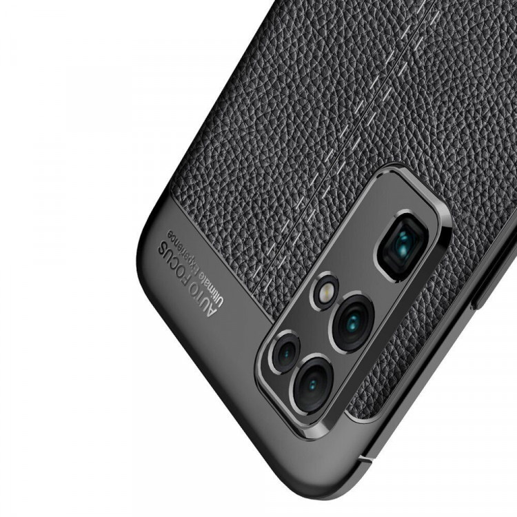 Чехол-накладка Litchi Grain для Honor 30 (черный)