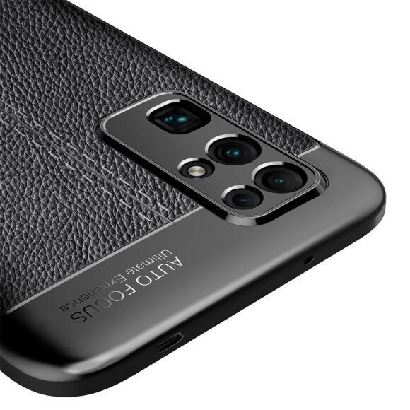 Чехол-накладка Litchi Grain для Honor 30 (черный)