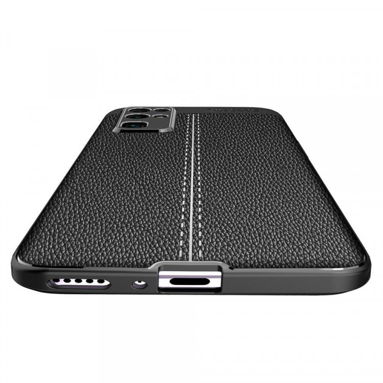 Чехол-накладка Litchi Grain для Honor 30 (черный)