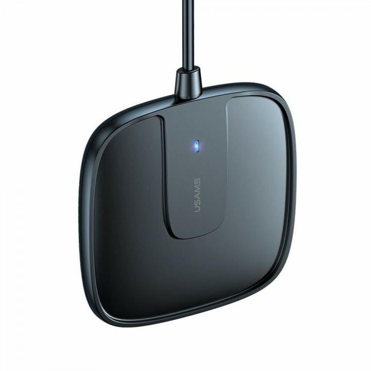 Зарядное устройство Usams Extra-thin Magnetic Fast Wireless Charger 15W (US-CD159 W1) - черный
