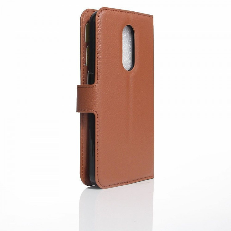 Чехол с визитницей для Motorola Moto M (коричневый)