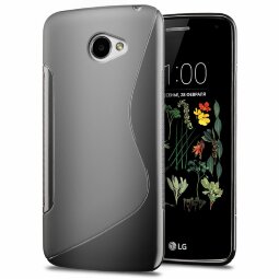 Нескользящий чехол для LG K5 X220DS (черный)