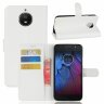 Чехол с визитницей для Motorola Moto G5S Plus (белый)